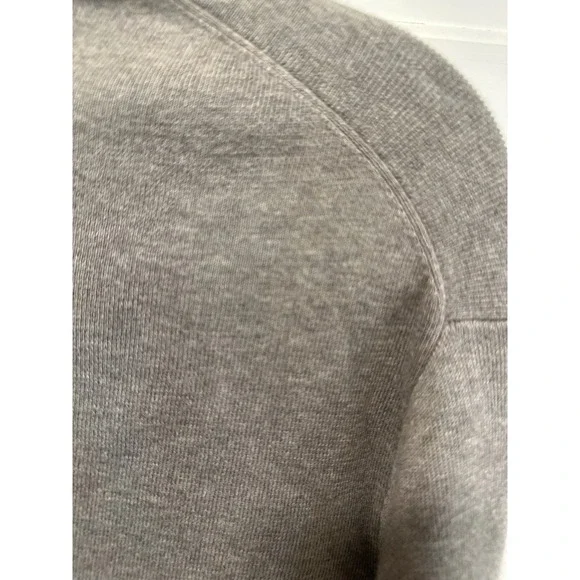 Polo Ralph Lauren Men V-Neck Sweater Gray Long Sleeve Pima Cotton Size L preppy - Picture 6 of 7